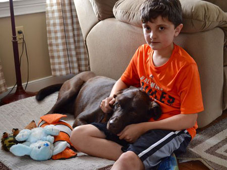 Boy’s summer spent caring for grandma’s dying dog