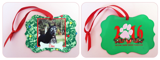 Decorate Christmas 2016 with NCCF Ornaments & Share Love and Memories of Your Beloved Furry Friends