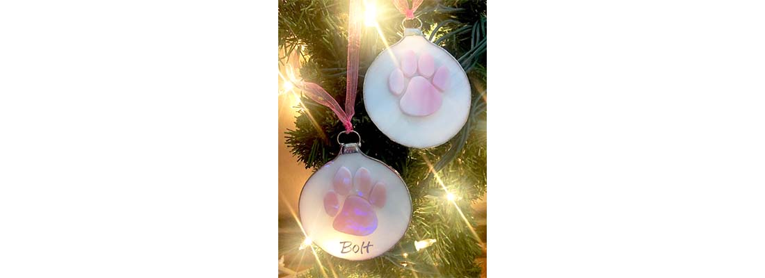 Handmade Pink Paw Ornament – Limited Edition