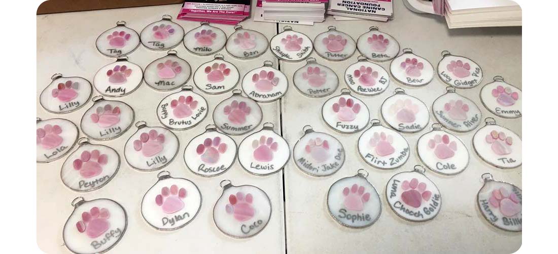 Pink Paw Ornament-02