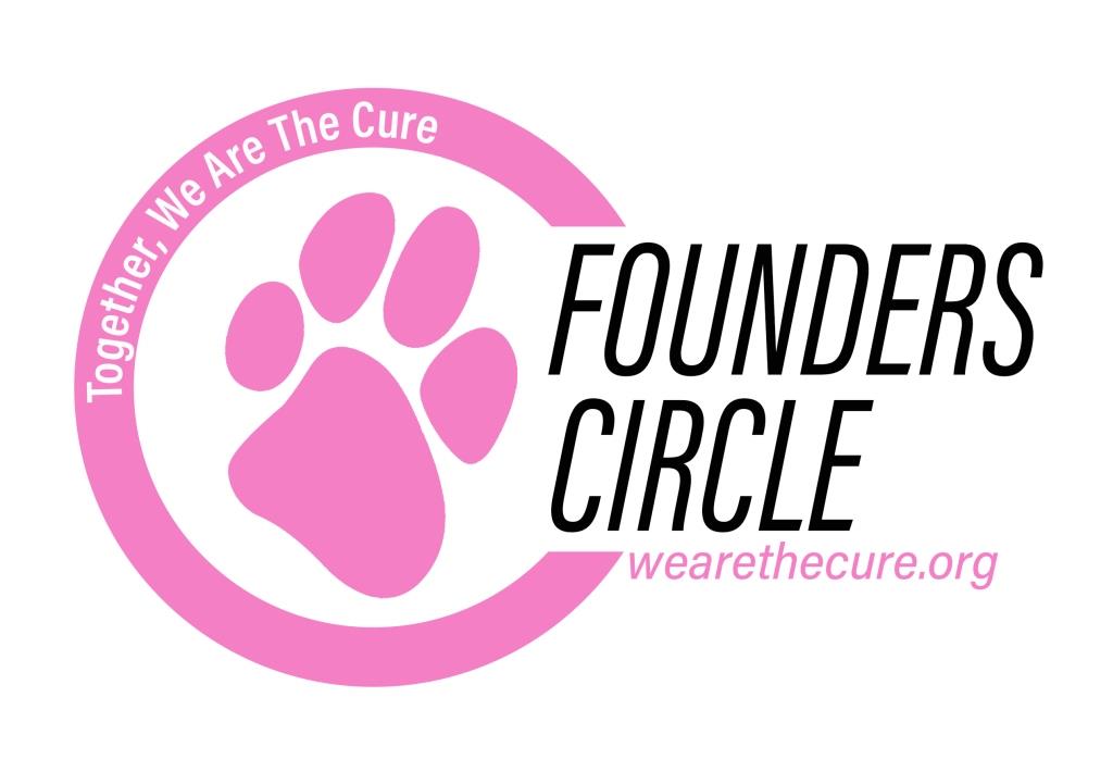 We are the Cure Canine Cancer Foundation Founders Circle Logo