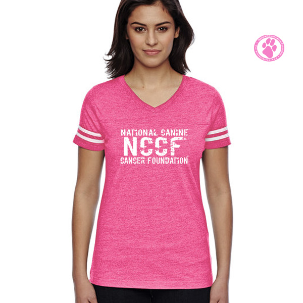 Ladies' Football Fine Jersey T-Shirt